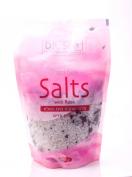 Натуральная соль Мертвого моря с лепестками роз (пакет), 500 гр.,  Dr. Sea